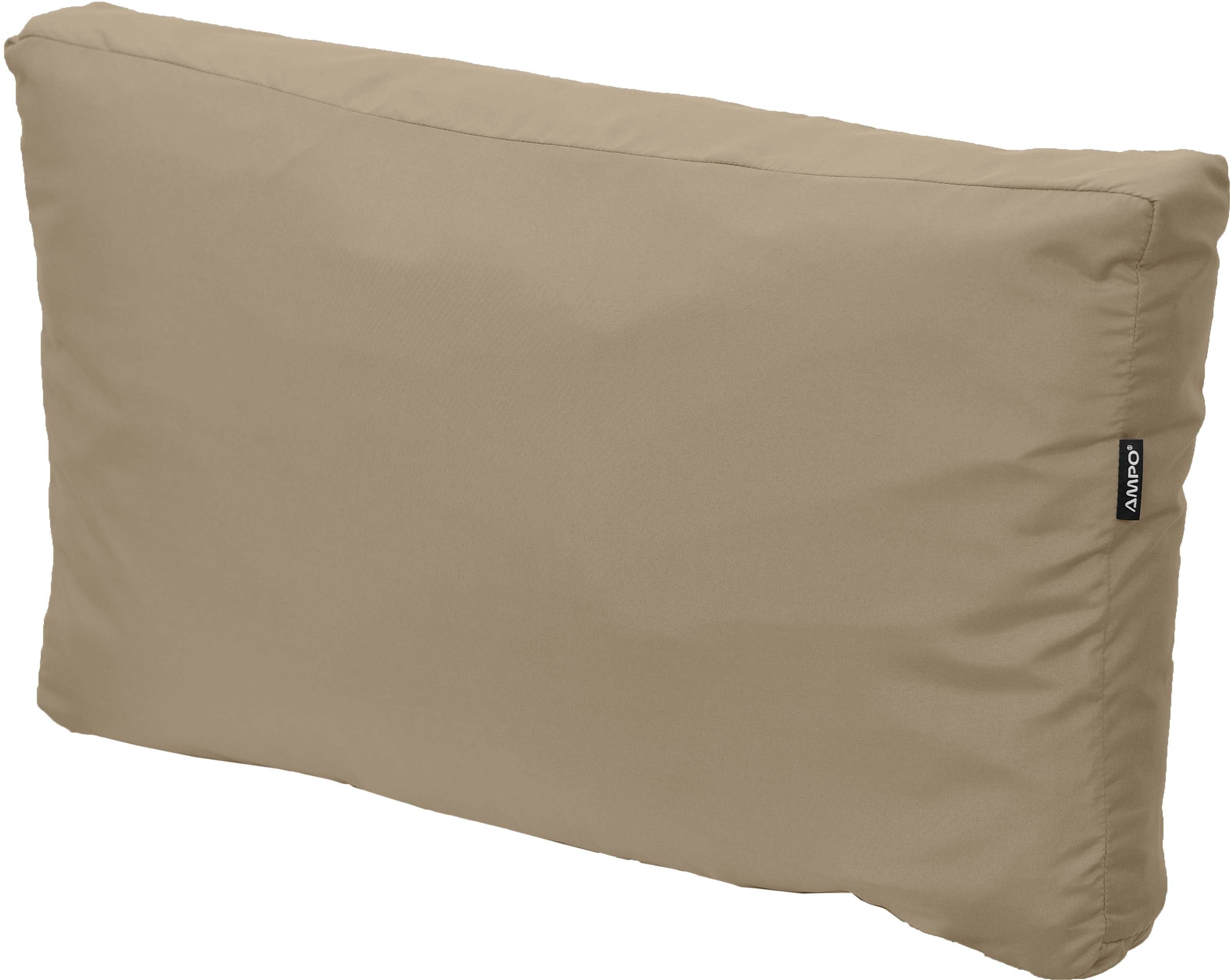 Poduszka na sofę narożnik AMPO beżowy gładki 1 szt.
