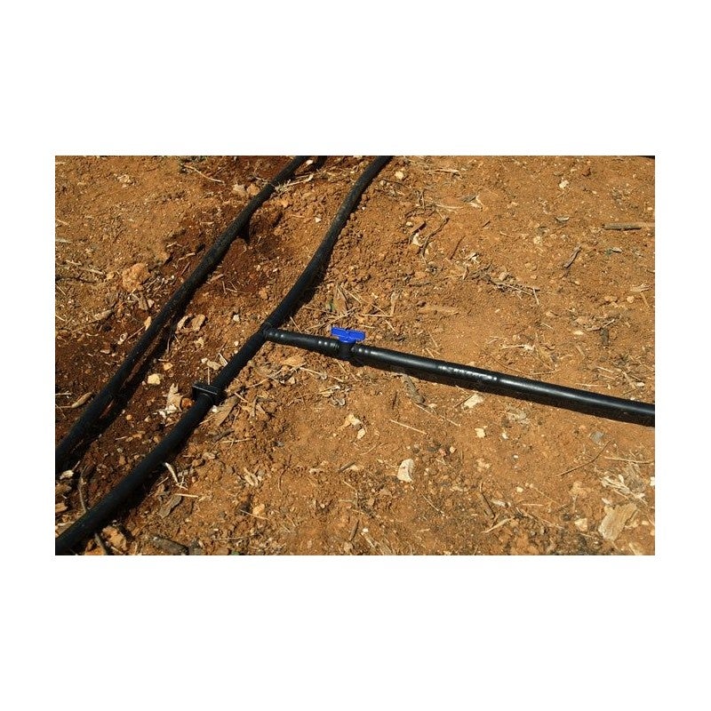 Tuyau arrosage PE-LD - 100 m x 16 mm - PN 2,5 - Tuyau d'arrosage - Tuyau en plastique - Noir sans compte-gouttes - 2