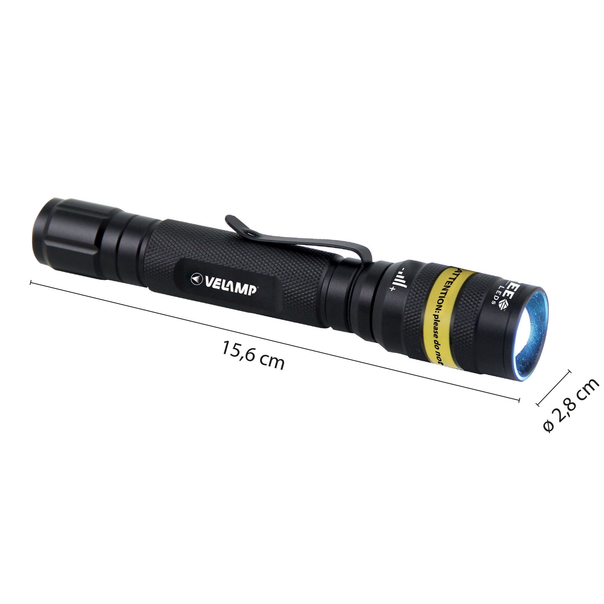KOST: torche LED 3W CREE en aluminium. Interrupteur tactique et zoom - 3