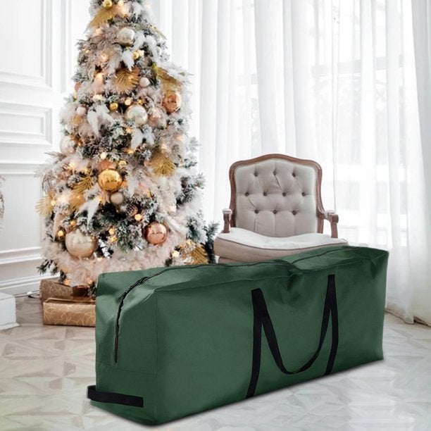 Sac de rangement pour sapin de Noël, sac de rangement étanche pour sapin de Noël artificiel, anti-poussière, Oxford 210D, 122 x 38 x 51 cm - 6
