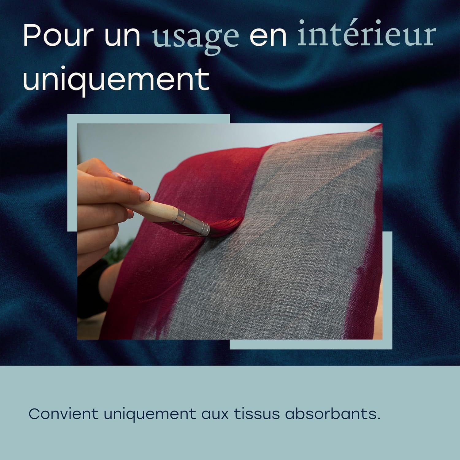Peinture Textile – Restaurez ou Changez la Couleur de Tous les Textiles – Peignez Directement sur le Tissu – Transformez Tous les Tissus : Canapés, Ab - 7
