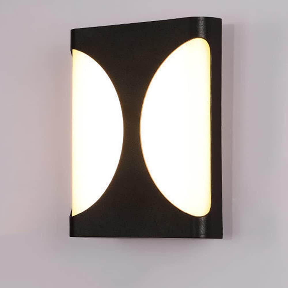 Wodoodporna lampa solarna LED na zewnątrz, ciepłe światło, czarna