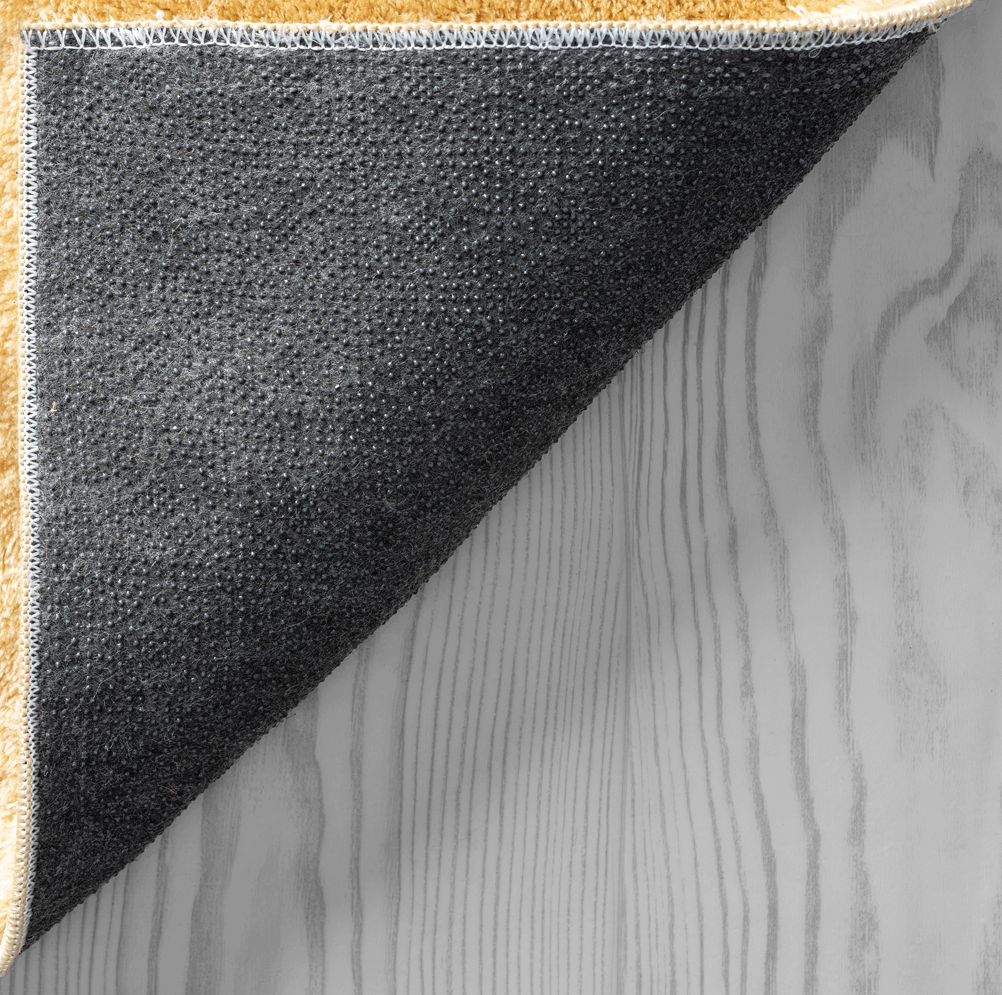 the carpet Relax tapis moelleux à poils courts, dessous antidérapant, lavable à 30 degrés, super soft, aspect fourrure, Or, 160 x 220 cm - 6