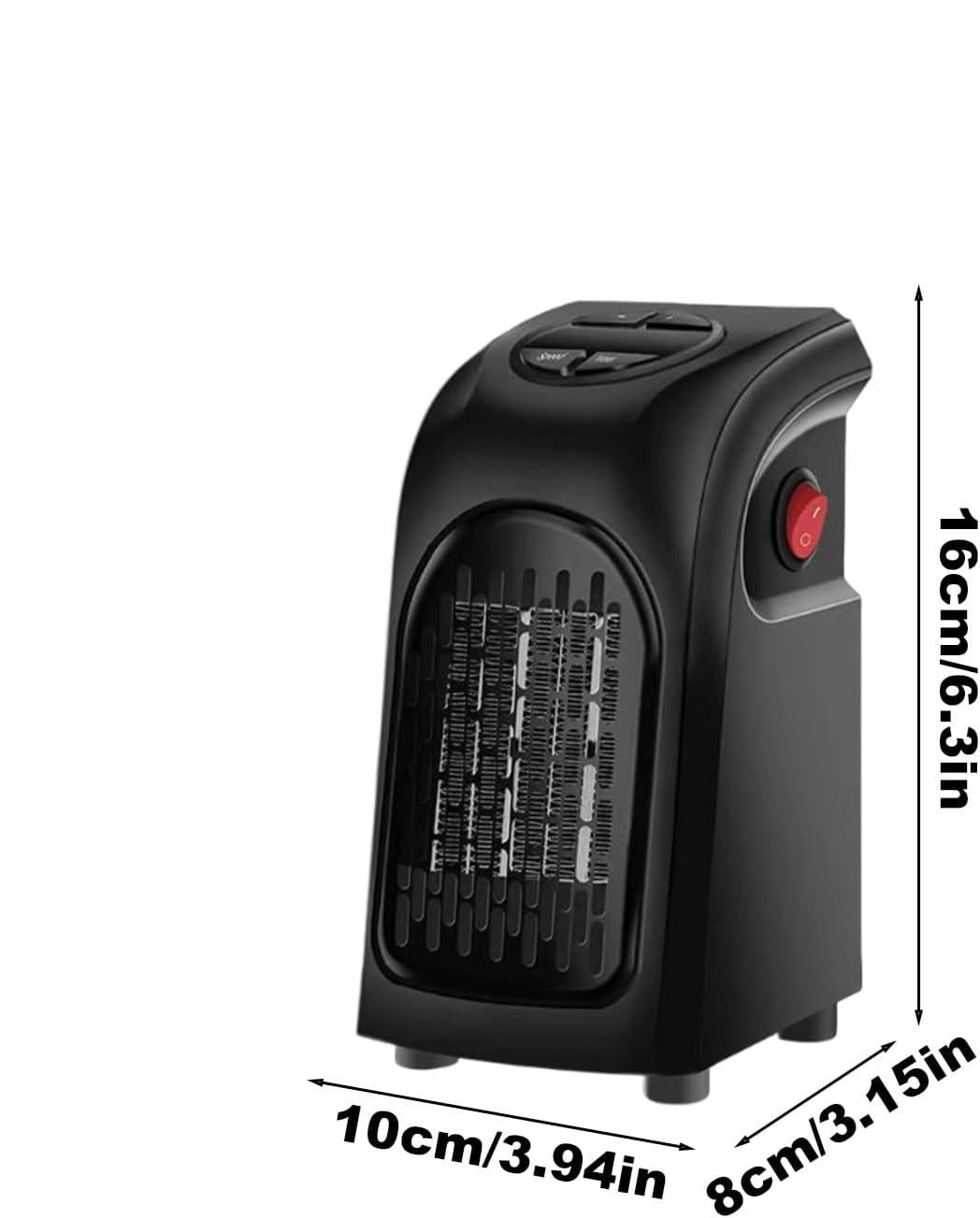 Chauffage d'appoint sans fil - Thermostat réglable - Réchauffe une pièce en quelques minutes