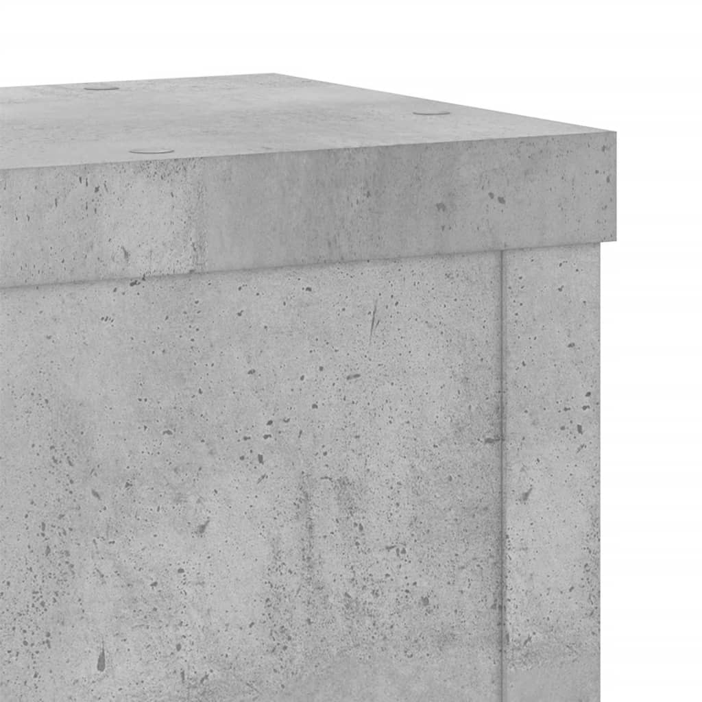 Supports pour plantes, 2 pièces, gris béton, 15 x 15 x 20 cm - 7