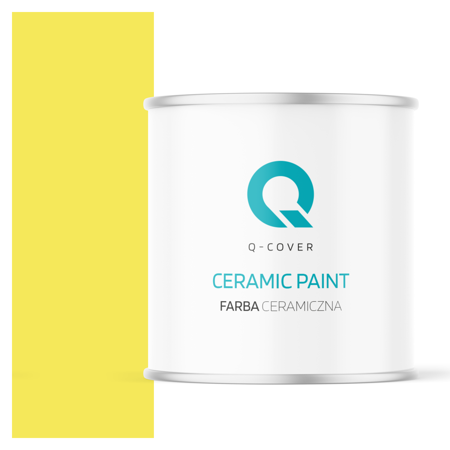 Farba Ceramiczna Do Ścian i Sufitów Q-Cover Cytrynowy H7276 Głęboki Mat 2L