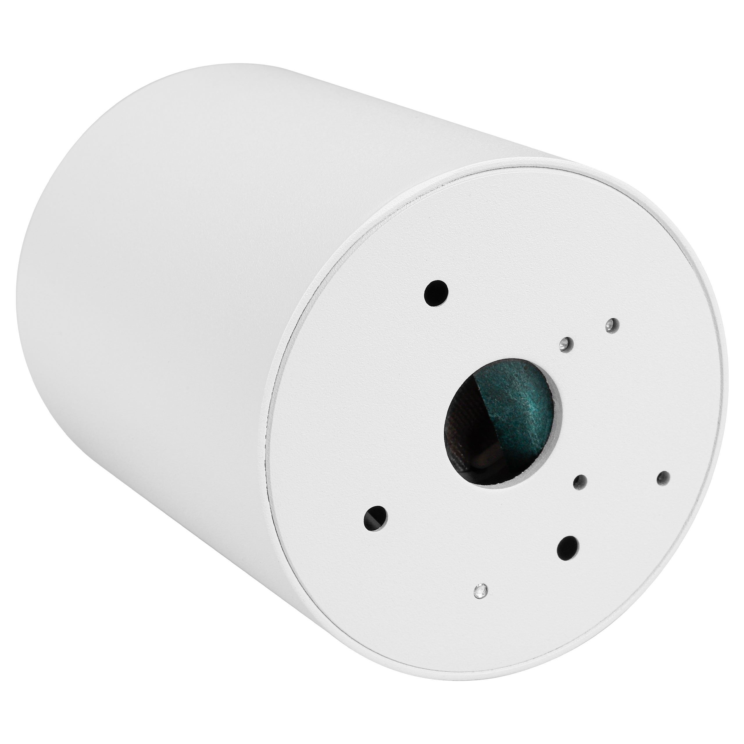 Oprawa natynkowa GU10 LED 8x10 cm tuba lampa sufitowa okrągła biała z akrylowym ringiem MasterLED - 7
