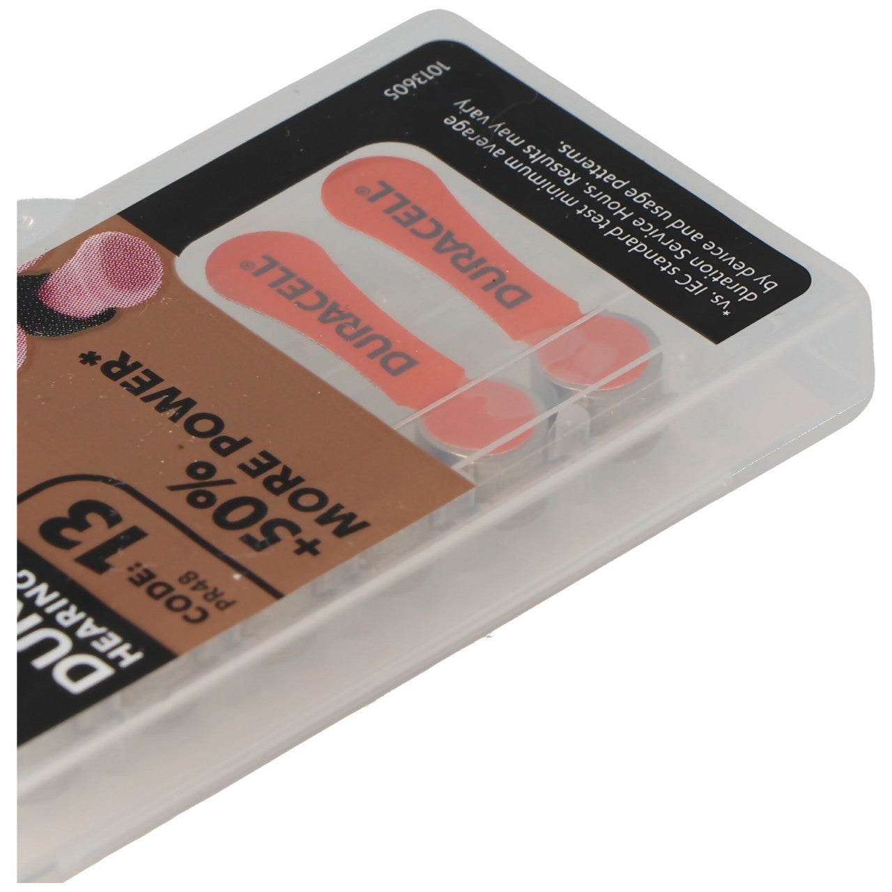 Blister de 6 Piles auditives Easytab DA 13 - PR48 DURACELL - 2