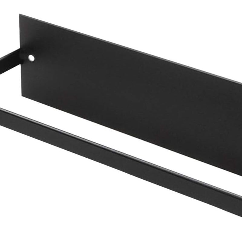 Czarny uchwyt na ręczniki papierowe, ścienny uchwyt na papier kuchenny, uchwyty na ręczniki papierowe bez wiercenia, metalowy uchwyt na papier kuchenn