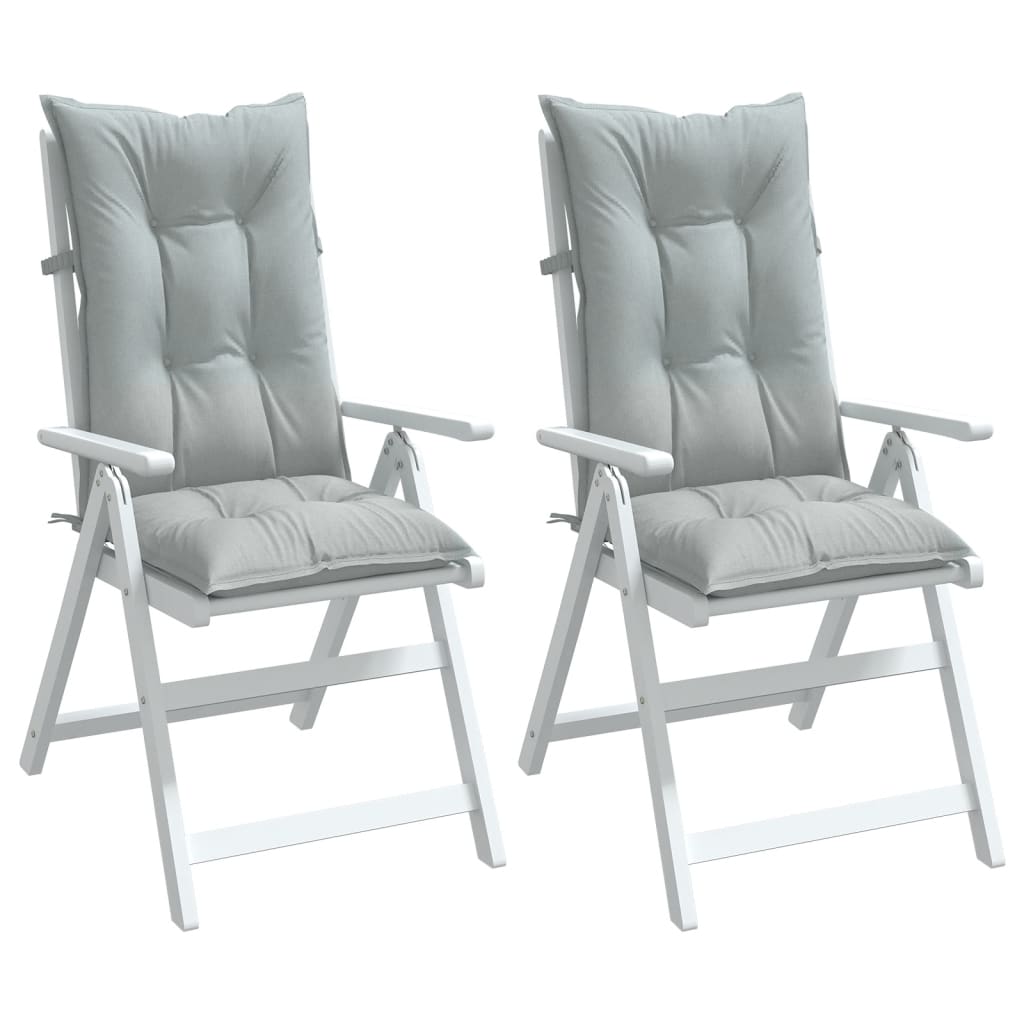VidaXL Lot De 6 Coussins De Chaise à Dossier Haut, Oreillers