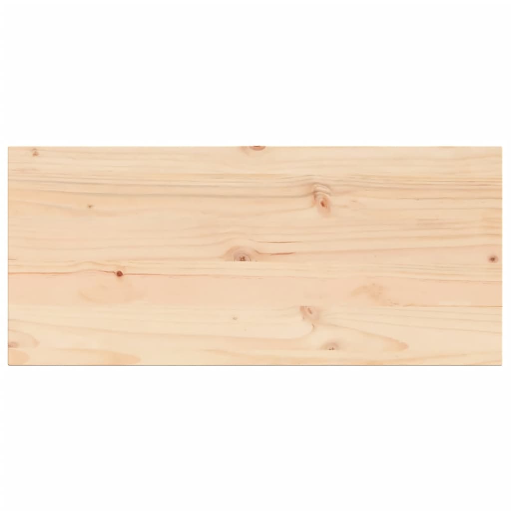 Prostokątny blat stołu z litej sosny 90x40x1,7 cm