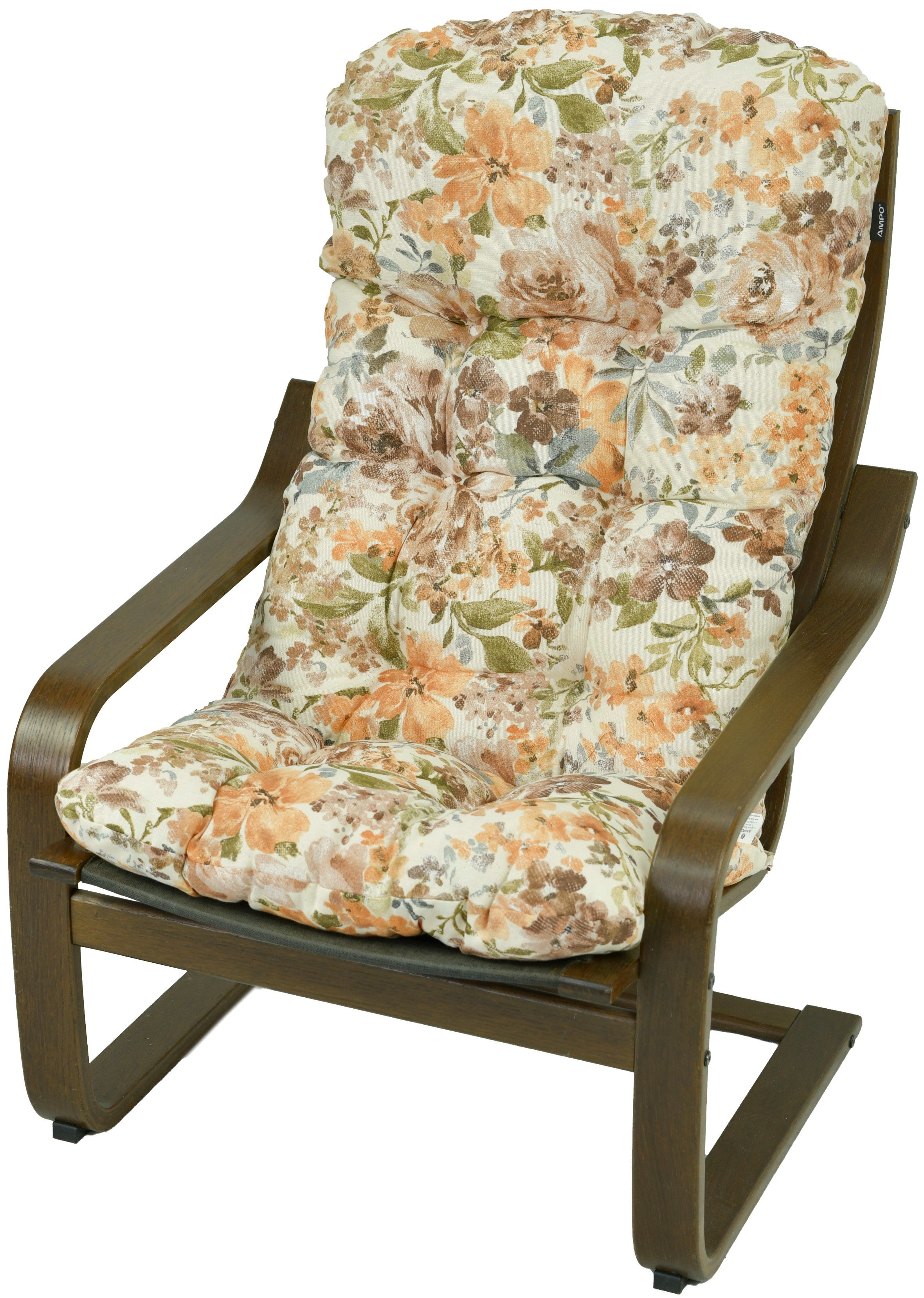 Poduszka na fotel drewniany Poang AMPO beżowy brązowy 1 szt.