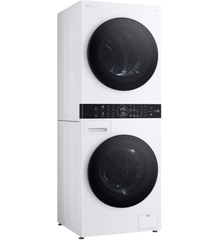 Lg Blanco Torre De Lavado Y Secado - Washtower | Wt1210wwf, Direct Drive Con Inteligencia Artificial, Bomba De Calor Dual Inverter, 12Kg Lavado, 10Kg Secado, 1400Rpm, Clasificación A-10/C, - Wt1210wwf | Es - Imagen 3