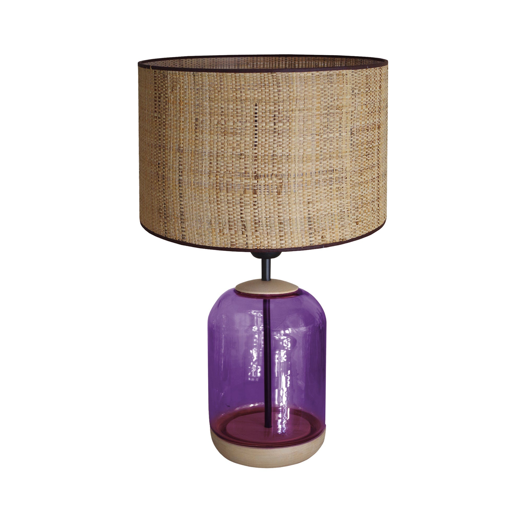 Lampe a Poser TOSEL ,métal,Violet ,H58xD30xP30cm | Leroy Merlin Lampe a Poser TOSEL ,métal,Violet ,H58xD30xP30cm | Leroy Merlin