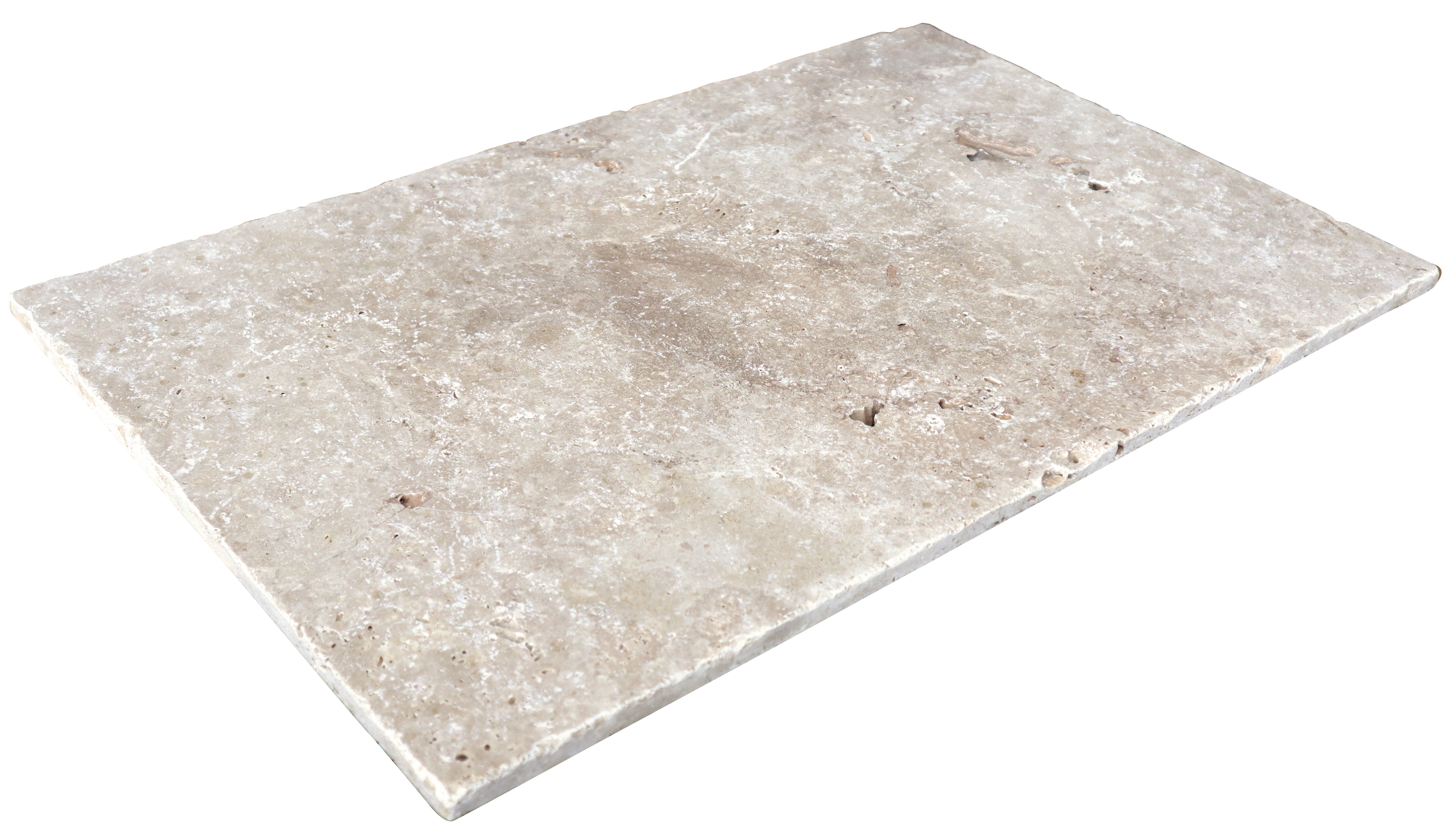 Travertin en pierre naturelle 2nd choix 61x40,6x1.2 cm - 2