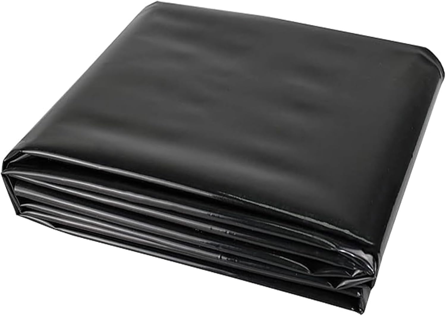 1 szt. trwała czarna wyściółka do oczka wodnego HDPE (1 m x 1 m x 0,2 mm)do użytku na zewnątrz, odpowiednia do membrany basenowej do oczka wodnego, f