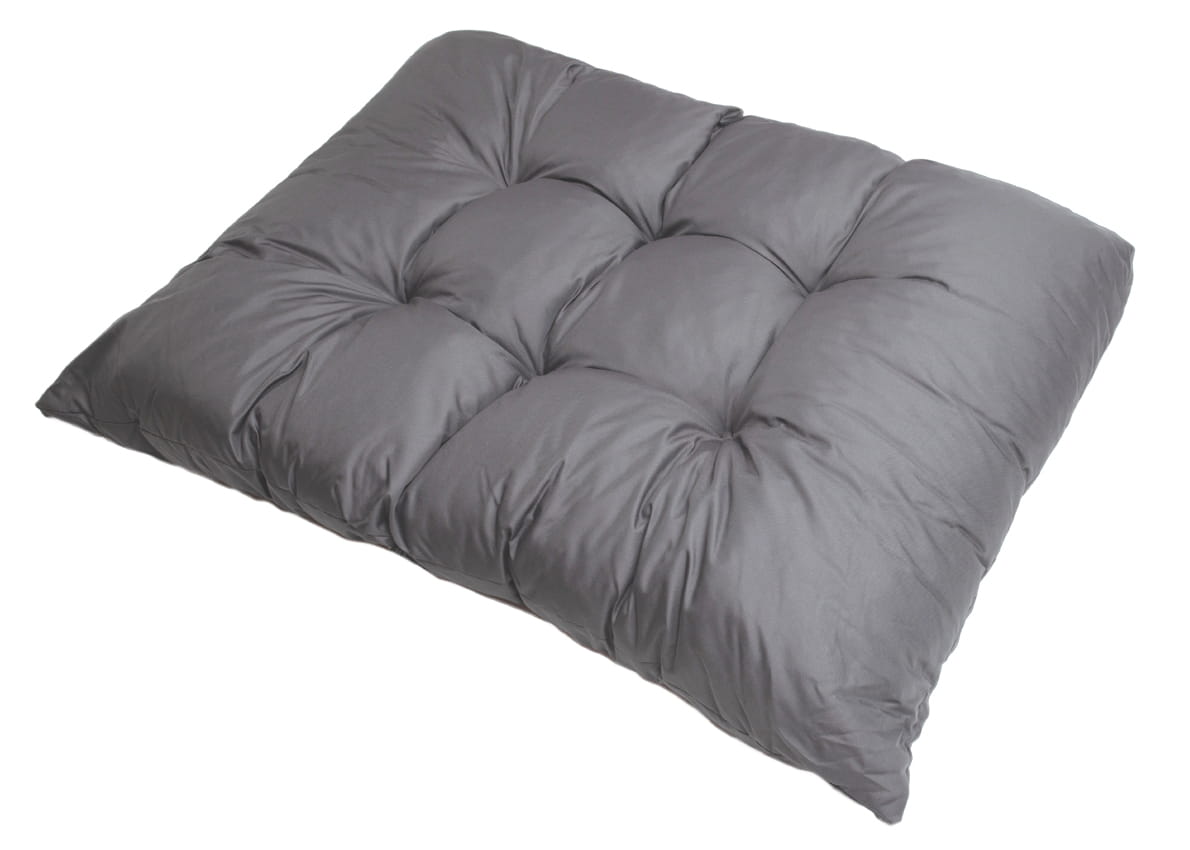 Poduszka ogrodowa na paletę 120x80cm poduszka na meble ogrodowe jasna szara, poduszka na balkon taras, poducha ogrodowa na meble z palet