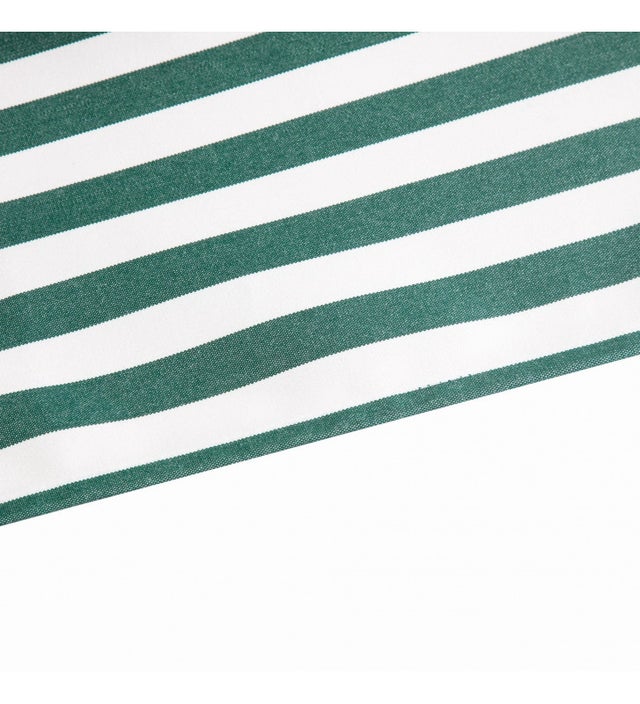 Tela sostitutiva sedia regista Fortemarmina Bianco e verde a riga larga Forte Dei Marmi-Nardini Forniture