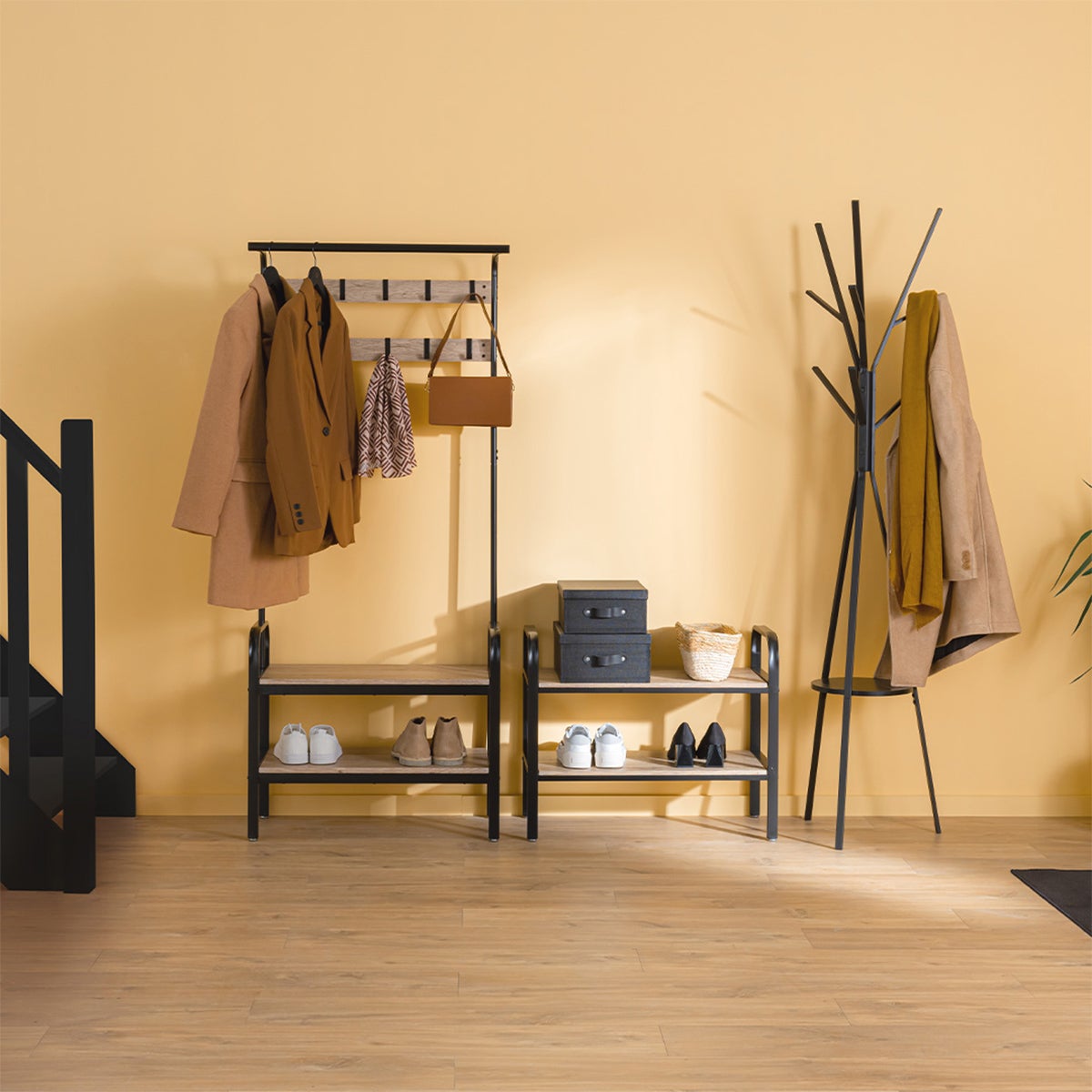 Vestiaire penderie range-chaussures 