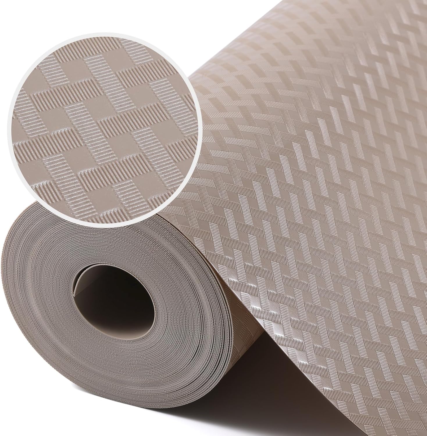 Wkład do szafki kuchennej, wkład do lodówki, wodoodporny i olejoodporny, brązowy EVA, 30 x 150 cm