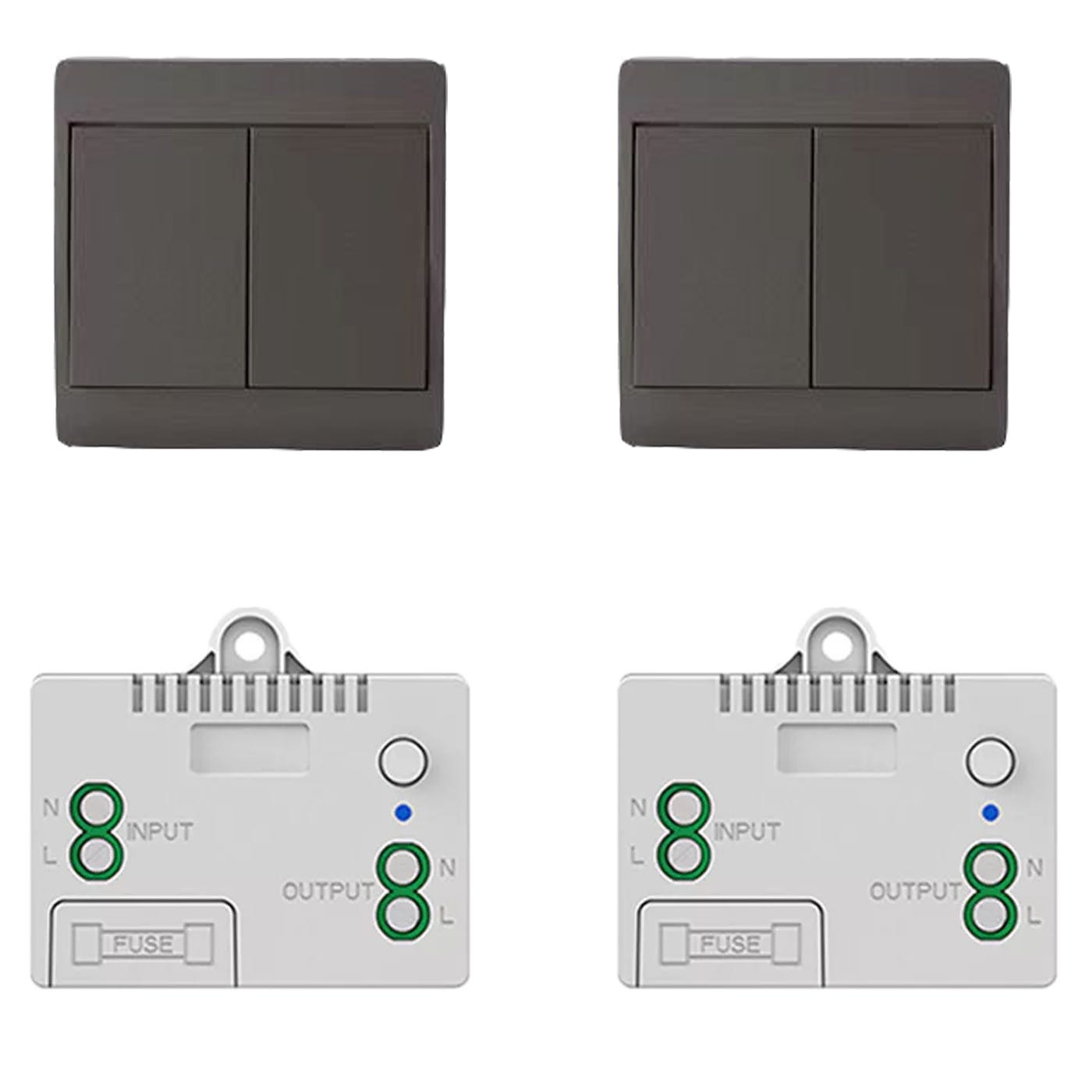 Kit Interruttore Wireless 1TO 2, Interruttore Senza Batteria 50M-200M - Foto 4
