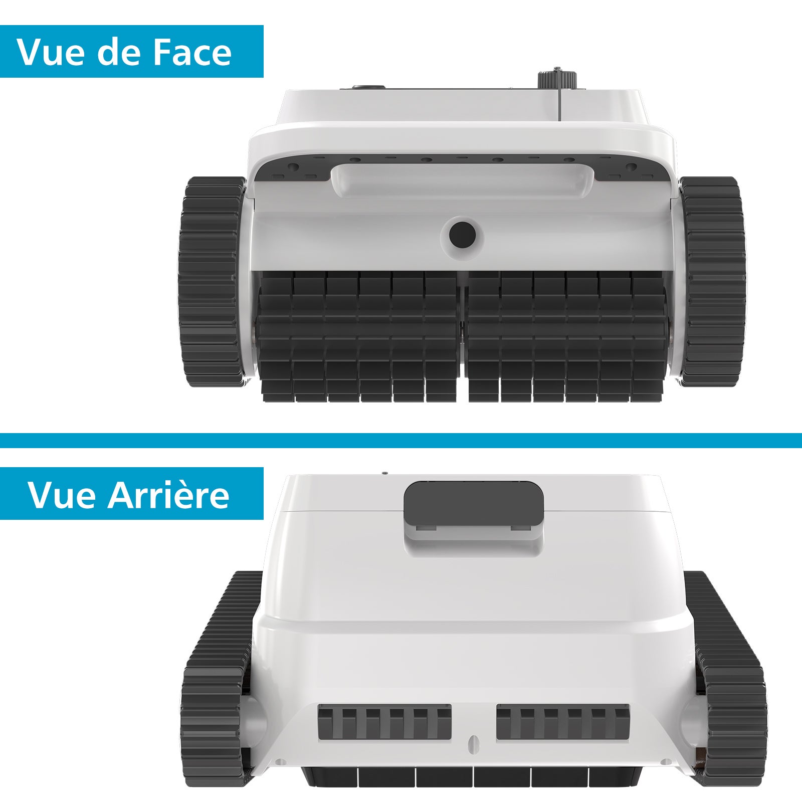 EVERCROSS BOT U8 Robot Piscine Est Équipé de Quatre Moteurs et de Batteries, Prend en Charge la Fonction de Nettoyage de la Ligne de Flottaison, APP - 2