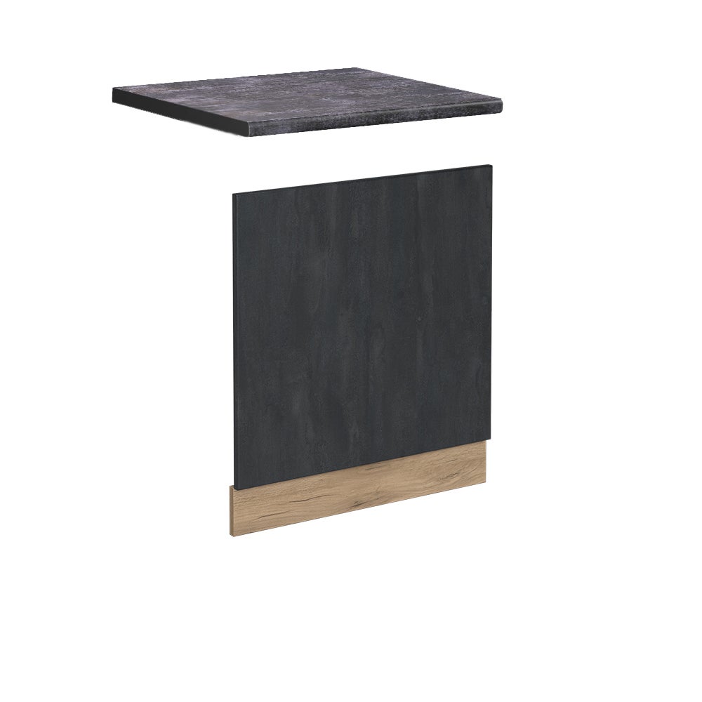 Vicco Panel przedni R-Line, Czarny beton, 60 cm BP Antracyt