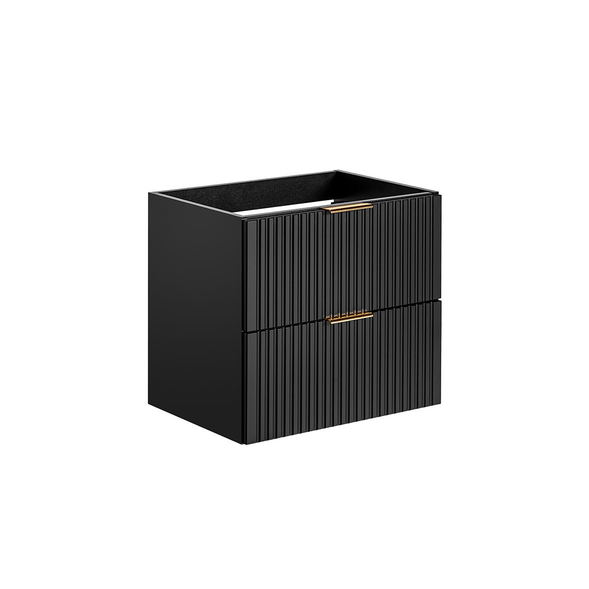 Szafka pod umywalkę ADEL BLACK 82 60cm czarny mat