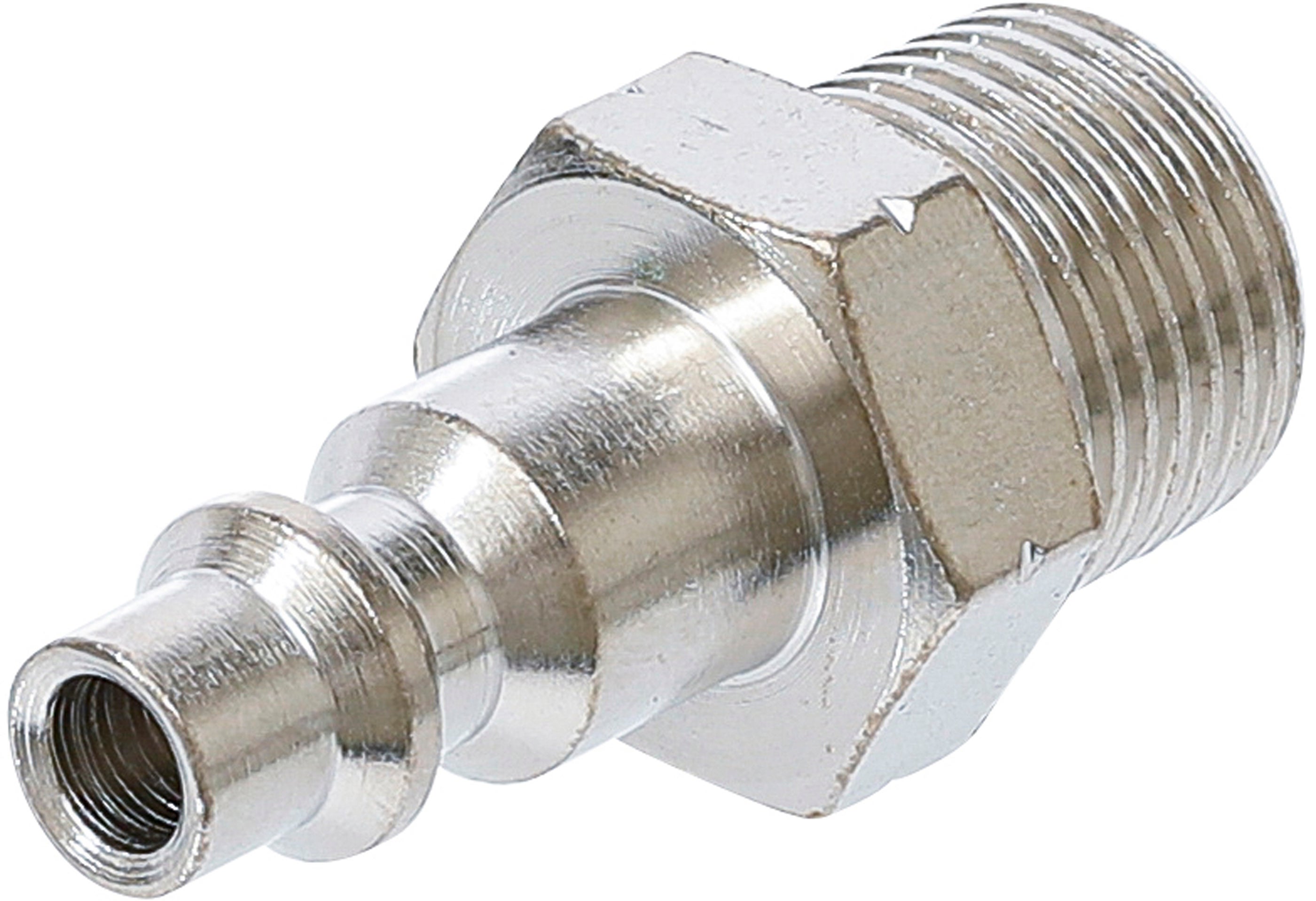 BGS Złączka pneumatyczna wtykowa 10 mm (3/8") gwint zewnętrzny US / Francja - 7064
