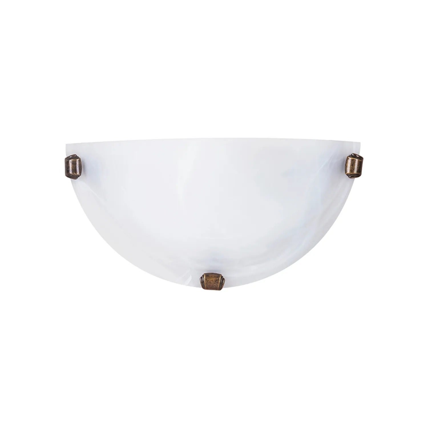 Kinkiet łazienkowy Alabastro białe szkło alabastrowe 1xE27x60W metal wym:30x30x30cm IP20 Rabalux