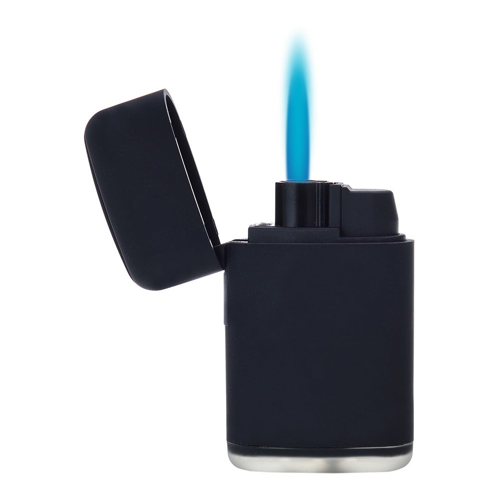 ISQUEIRO CAPSULE BLACK RECARREGÁVEL CHAMA AZUL 6,5x4x1,7cm EURO/U - 3