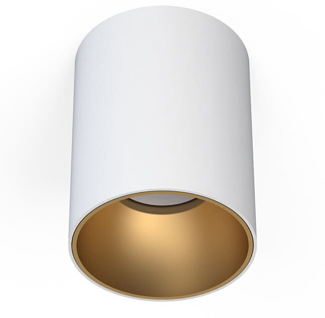 Reflektor sufitowy spot natynkowy Eye okrągły złoto-biały 1xGU10x10W wym: 9 x 9 cm metal Nowodvorski Lighting
