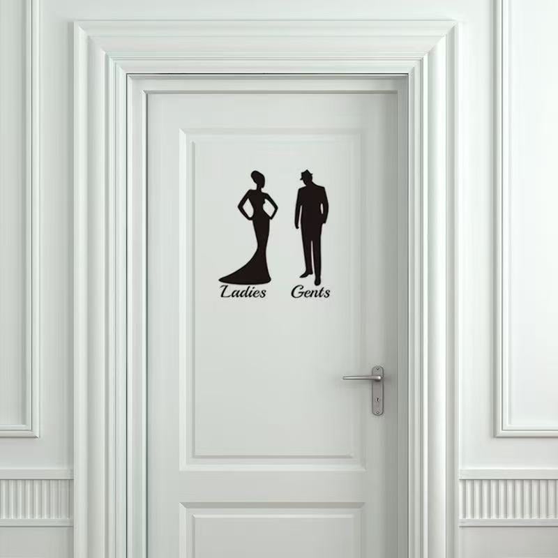 ADESIVI MURALI ADESIVO WALL STICKER DECORAZIONI CASA REGOLE DEL BAGNO 1 PARETE E