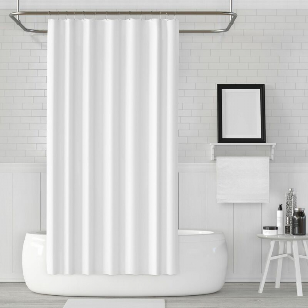 Rideau de douche de Noël, motif bonhomme de neige mignon