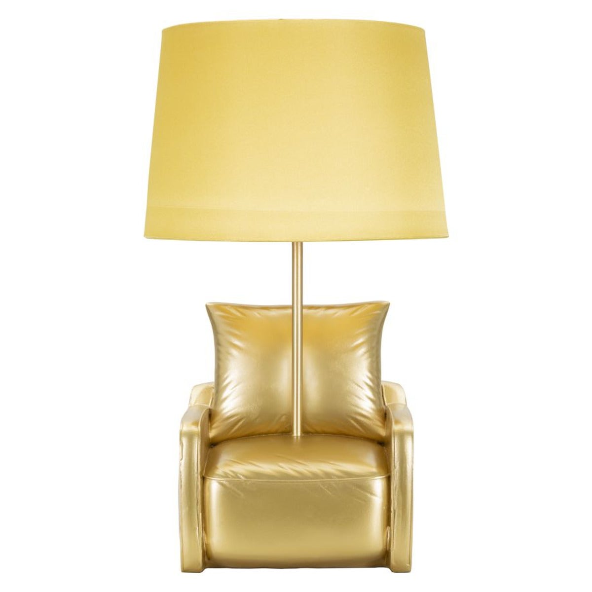 Lampa Stołowa Fotel, Poliżywica, Złoto, Seven Design