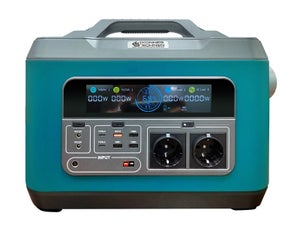 Station électrique Portable 1200W - Batterie LiFePO4 1030Wh, 2 Prises 230V, USB PD 100W, Recharge Solaire