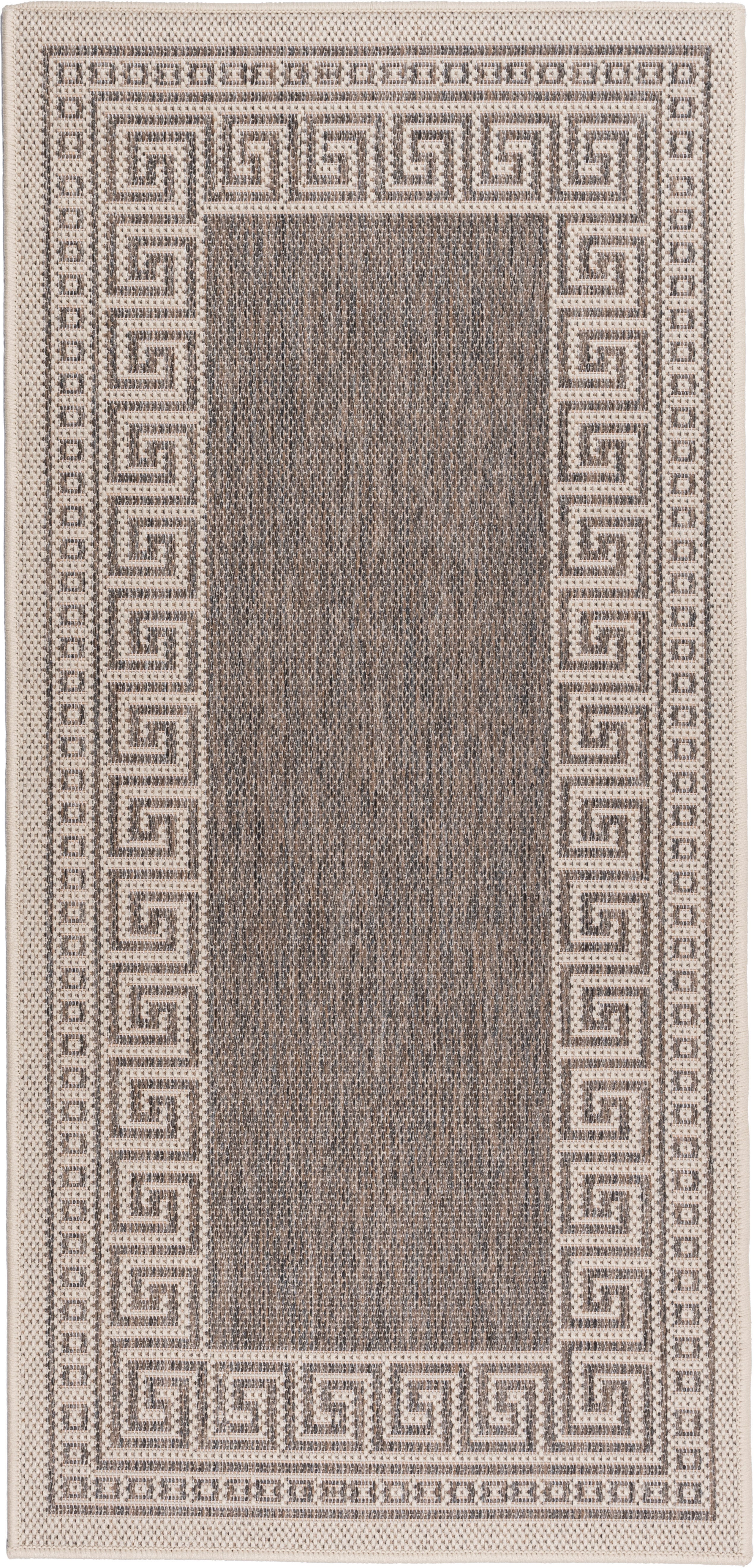 Dywan Multidecor Express In 67 x 140 cm ramka grecki szaro-beżowy 1 szt.