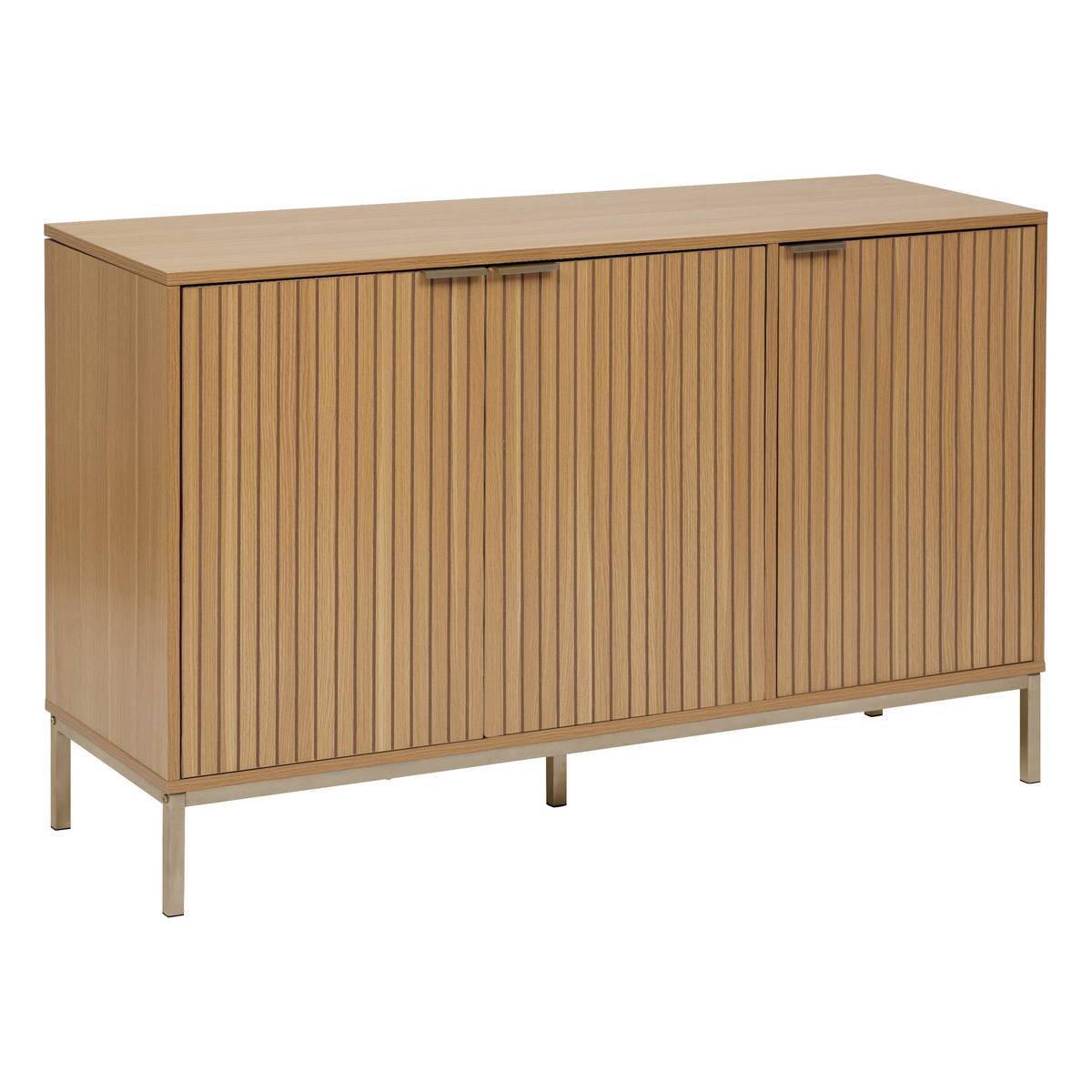 5Five Simply Smart 5Five, Credenza A 3 Ante Tasso L120cm Effetto Legno Naturale , Leroy Merlin
