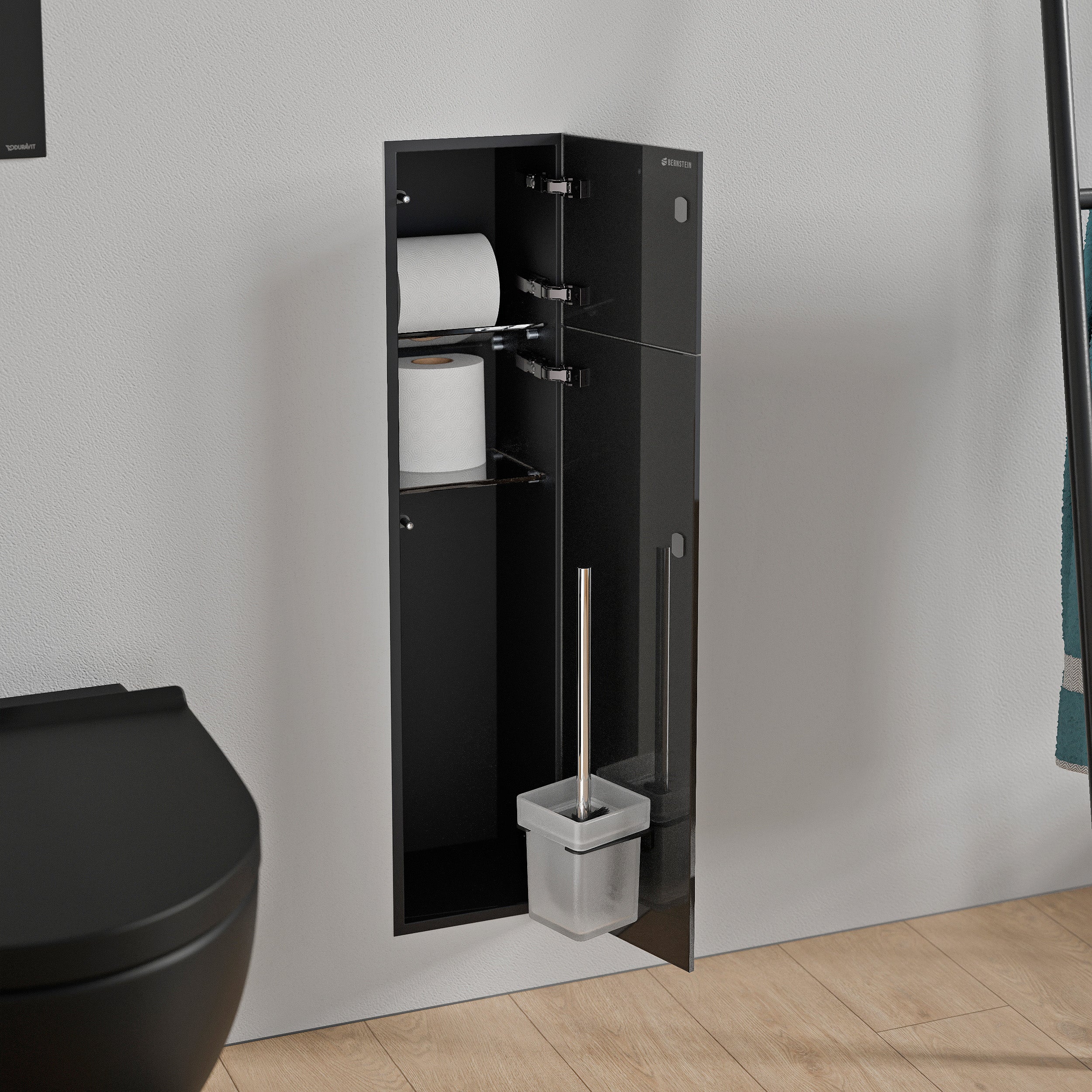 Portasciugamani Autoportante Da Bagno - 2 Bracci In Oro Spazzolato, 65x20x110 Cm, Senza Foratura, Per Piscina E Casa