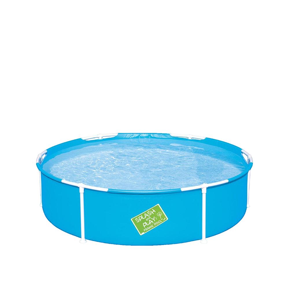 Piscina redonda con estructura de diámetro 152 cm y altura 38 cm -56283