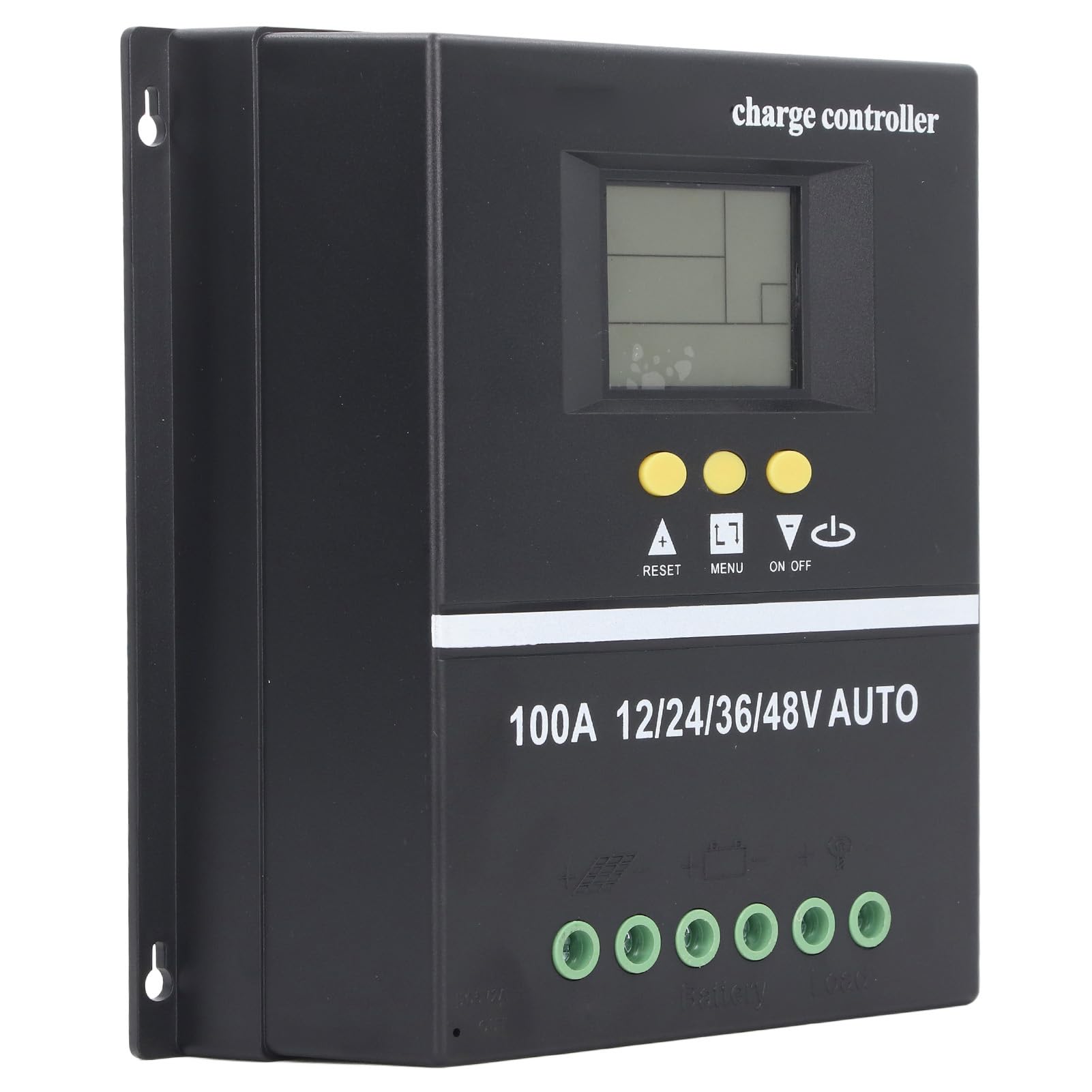 Controlador de carga solar 100A 12-48V com duas portas USB e display LCD retroiluminado – ComfortXL - 7