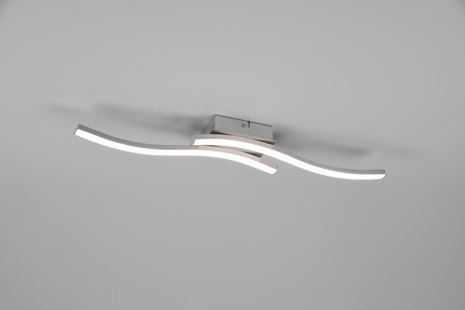 Lampa sufitowa wisząca Route srebrno-biała LED 5W 4000K 600 lm wym: 7 x 56 x 56 cm metal RL