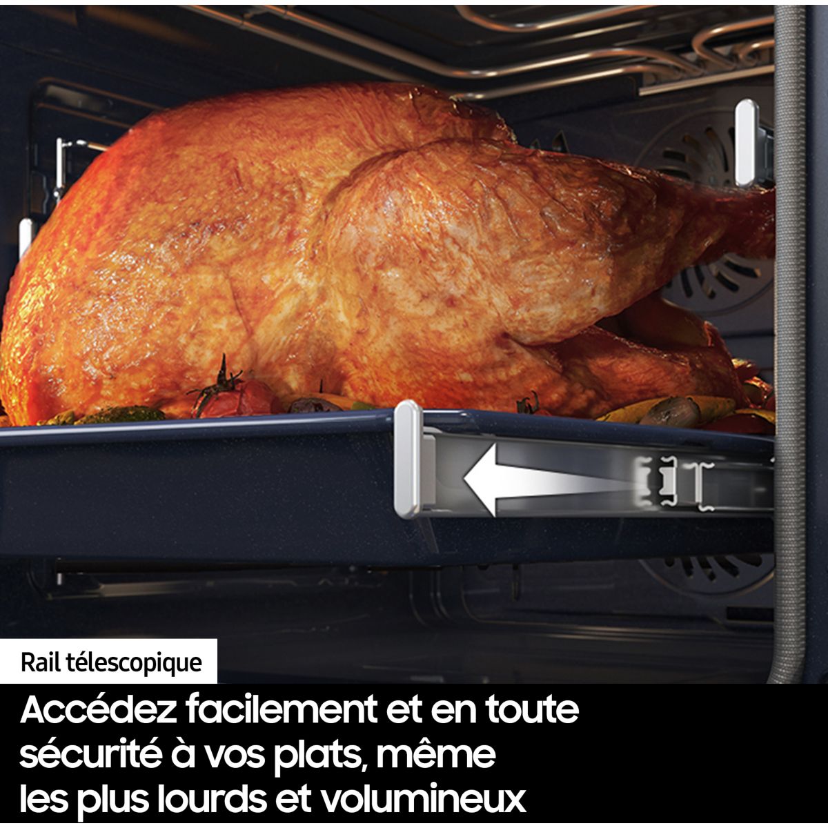 Four encastrable SAMSUNG NV7B4550VAS Bespoke - 8