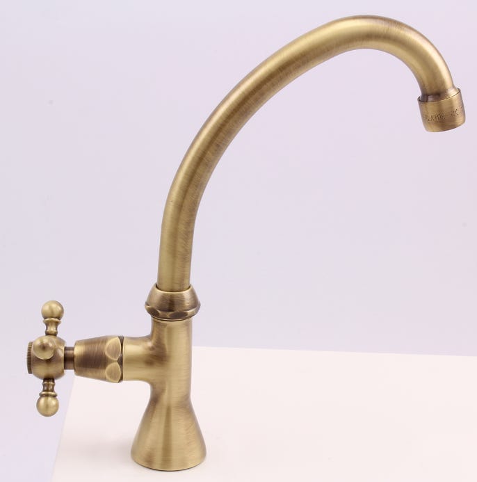 Grifo de bronce para fregadero Decogarden Parigi conexión 1/2