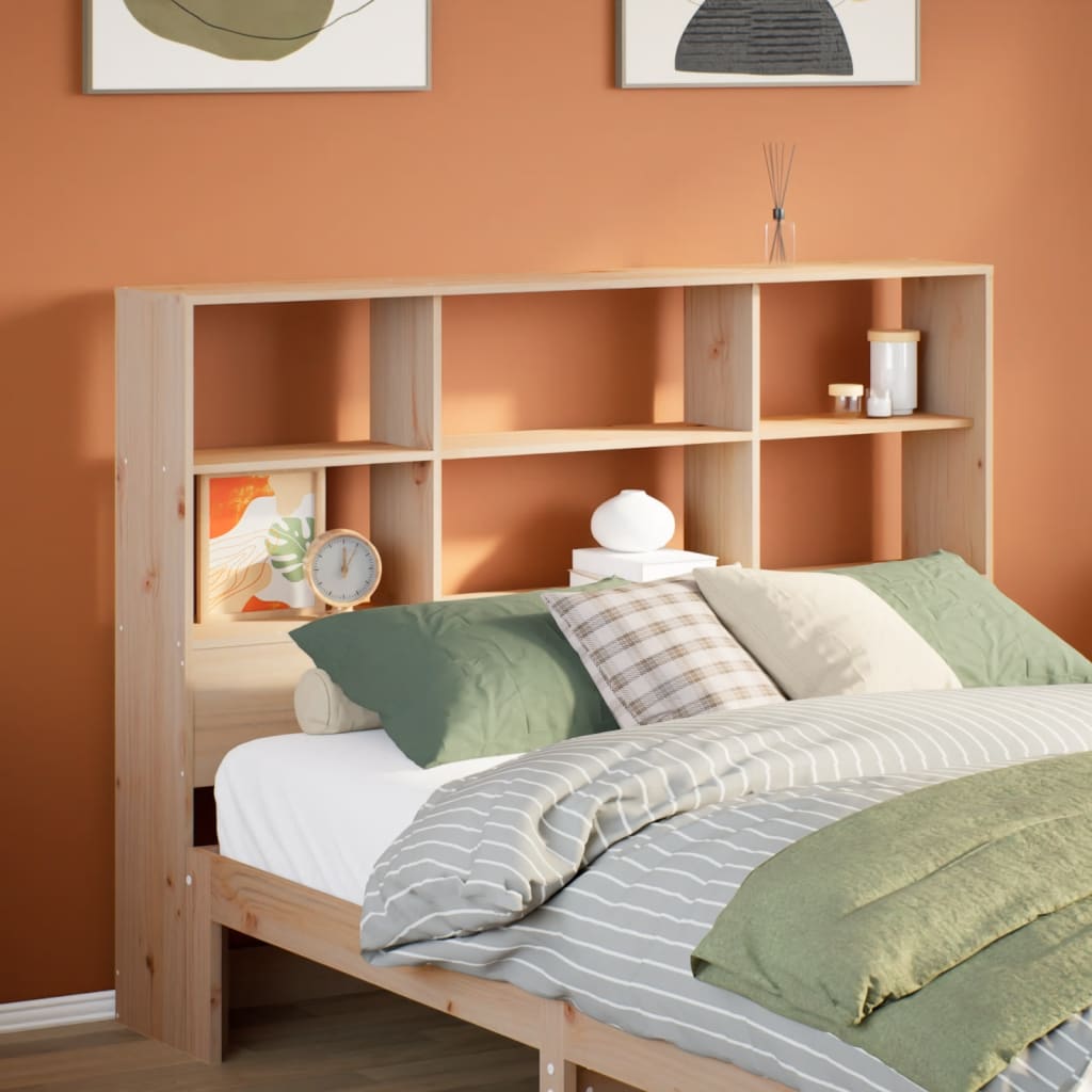 Tête de lit avec rangement 160 cm bois massif de pin | Leroy Merlin
