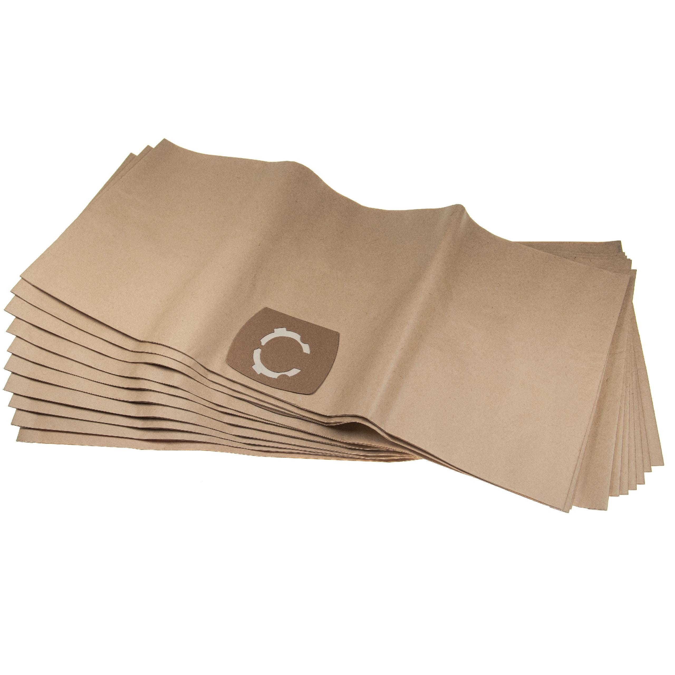 Vhbw 10 Sacchetti Carta Per Aspirapolvere Compatibili Miele Exquisit, Meteor, S125 - Tipo B 27x13 Cm