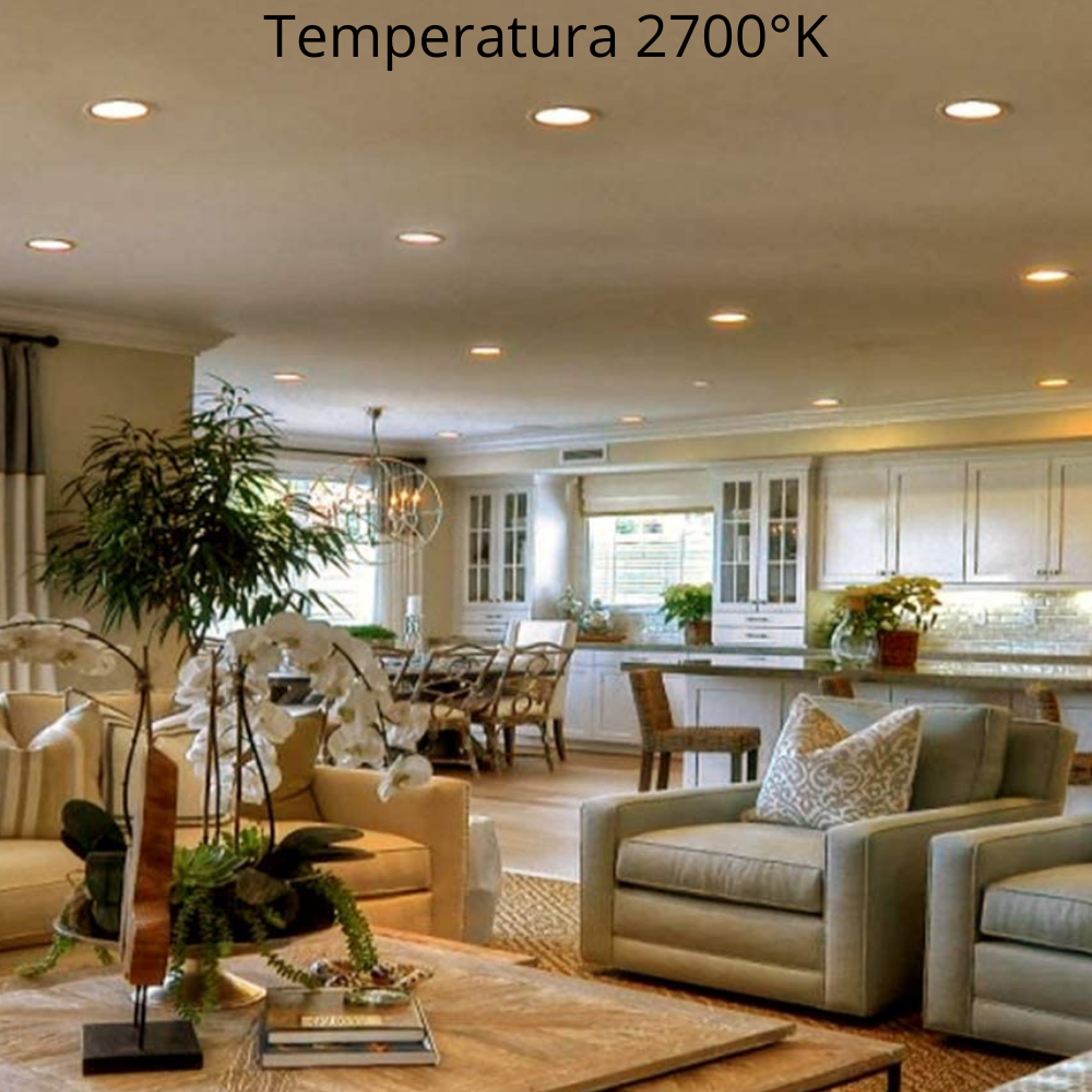 Plafonnier LED Rond Extra Plat 3W 150lm (24W) ⌀88mm - Blanc du Jour 6000K - 4