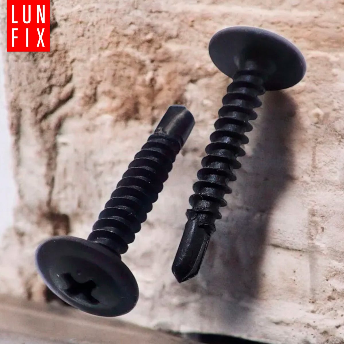 Wkręty do metalu samowiercące fosfatowane z łbem podkładkowym 4,2x50mm 250szt. - 5