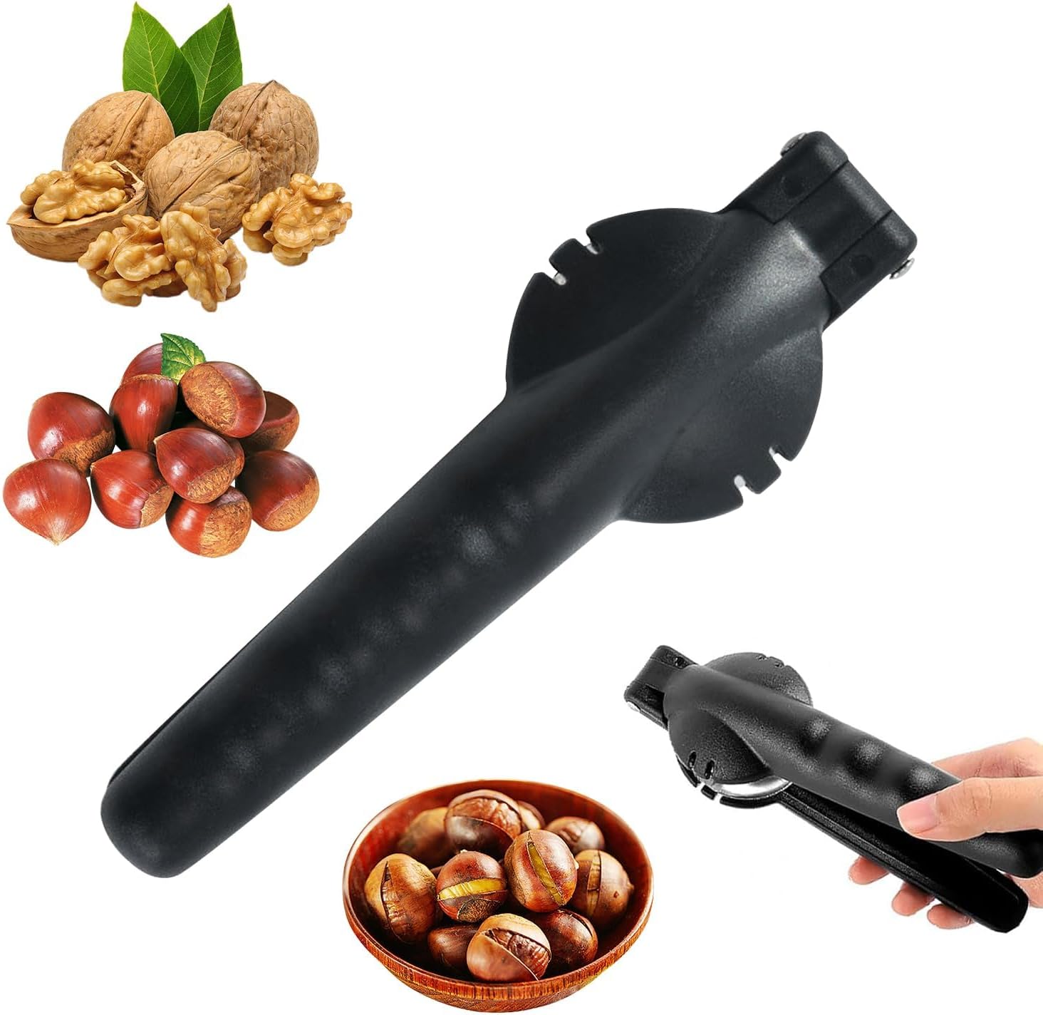 Szczypce do kasztanów, obcinacz do kasztanów ze stali nierdzewnej, otwieracz do kasztanów, wielofunkcyjny klips do kasztanów, łamacz do kasztanów, odp