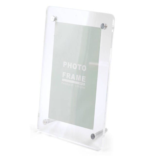 Cadre Photo En Acrylique Fluorescent Sans Cadre - Support Affiche Photo 11x14 Cm Transparent